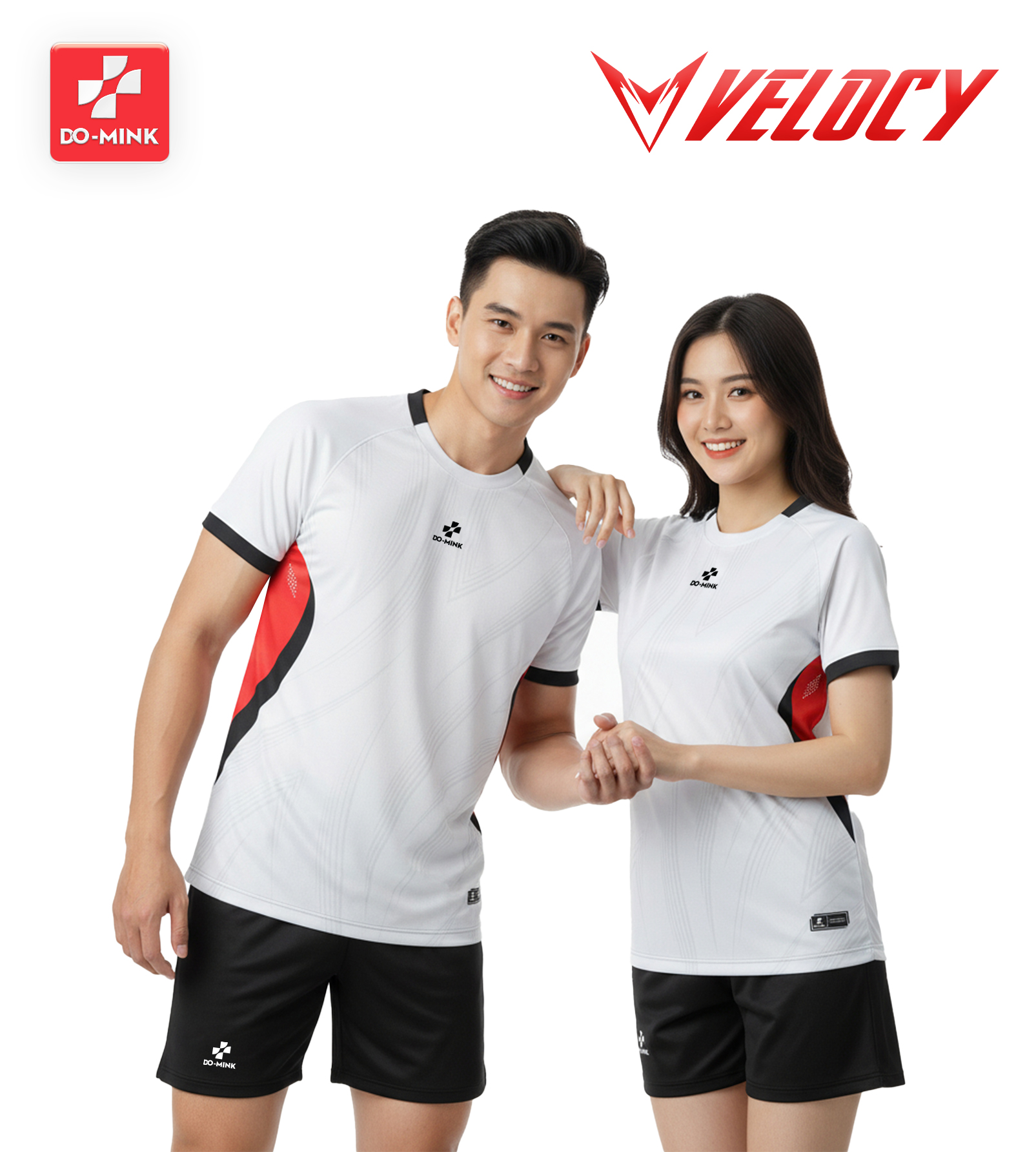 Bộ Quần Áo Bóng Chuyền Domin Velocy – Vải Mè Kim Cao Cấp, Siêu Nhẹ, Thiết Kế Động Lực Học 2026