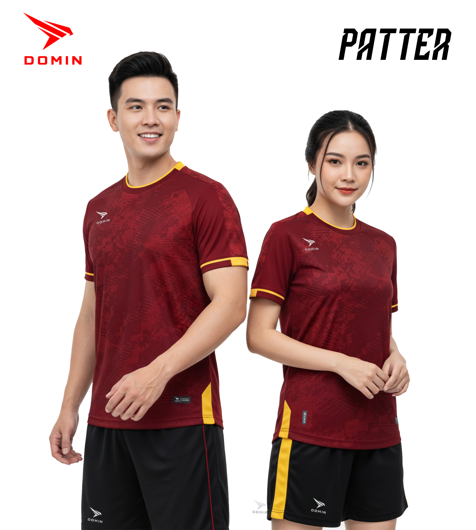 [DOM] Bộ Quần Áo Bóng Đá DOMIN PATTER – Họa Tiết Hình Học Độc Độc Đáo, Vải Mè Caro Siêu Thoáng Khí