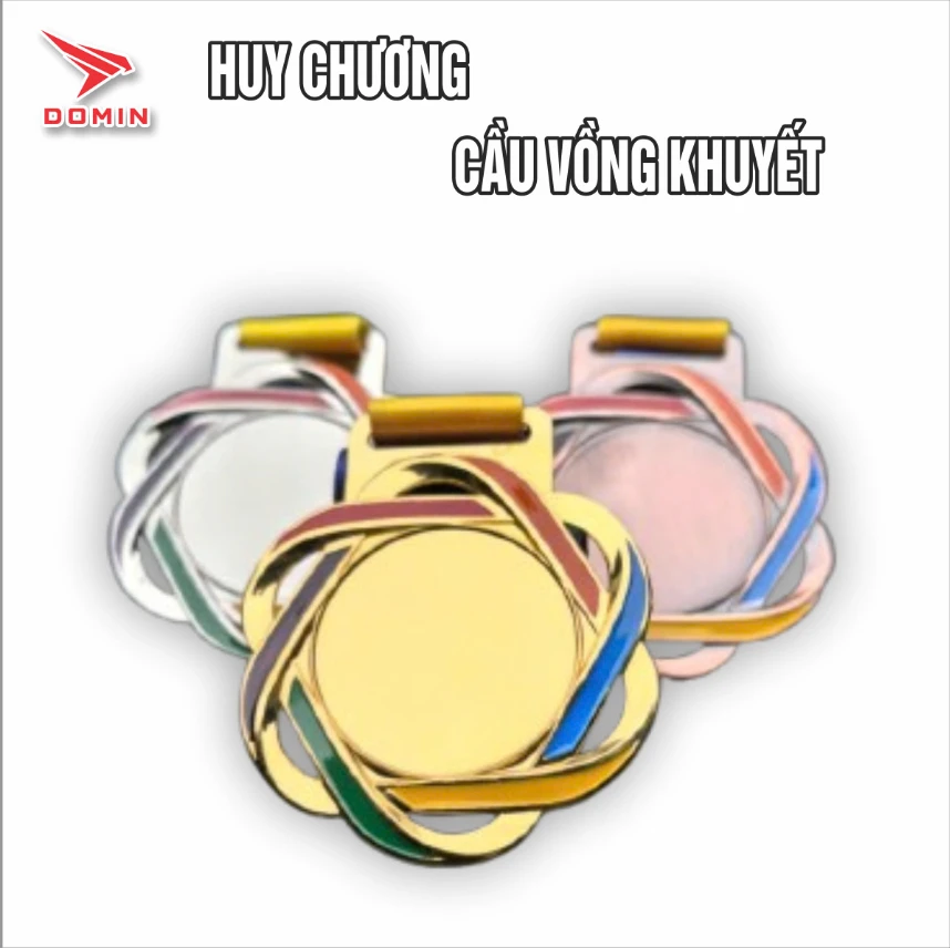 Huy Chương Cầu Vồng Khuyết JOTADO – Thiết Kế Phá Cách, Mạ Màu Cao Cấp, Biểu Tượng Vinh Quang Độc Bản