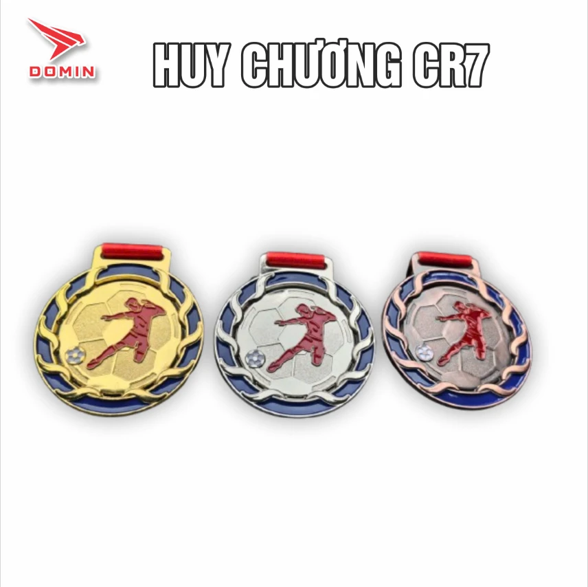 Huy Chương Bóng Đá CR7 JOTADO – Thiết Kế Biểu Tượng Huyền Thoại, Mạ Màu Cao Cấp, Dây Đeo Chắc Chắn