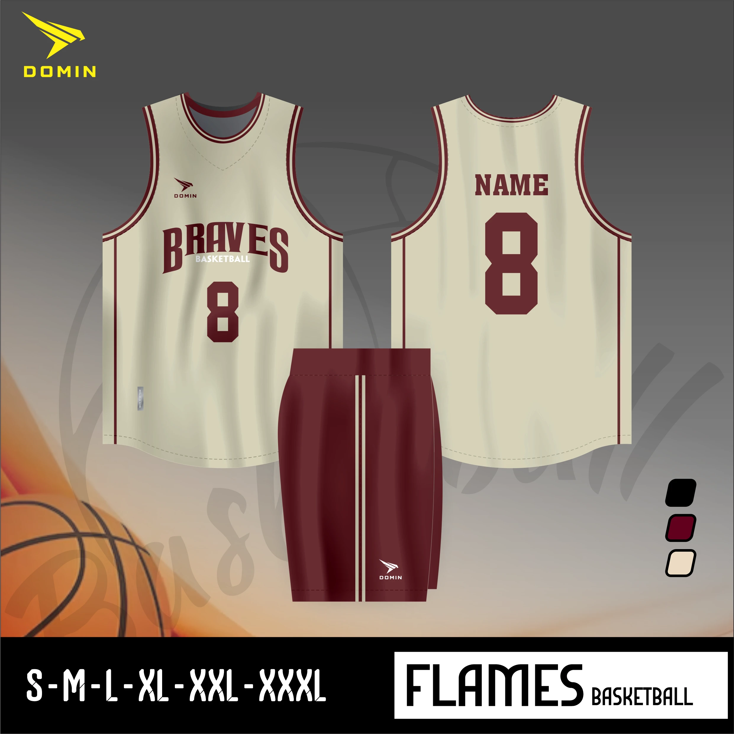 (DOM) ÁO BÓNG RỔ THIẾT KẾ MÃ 05