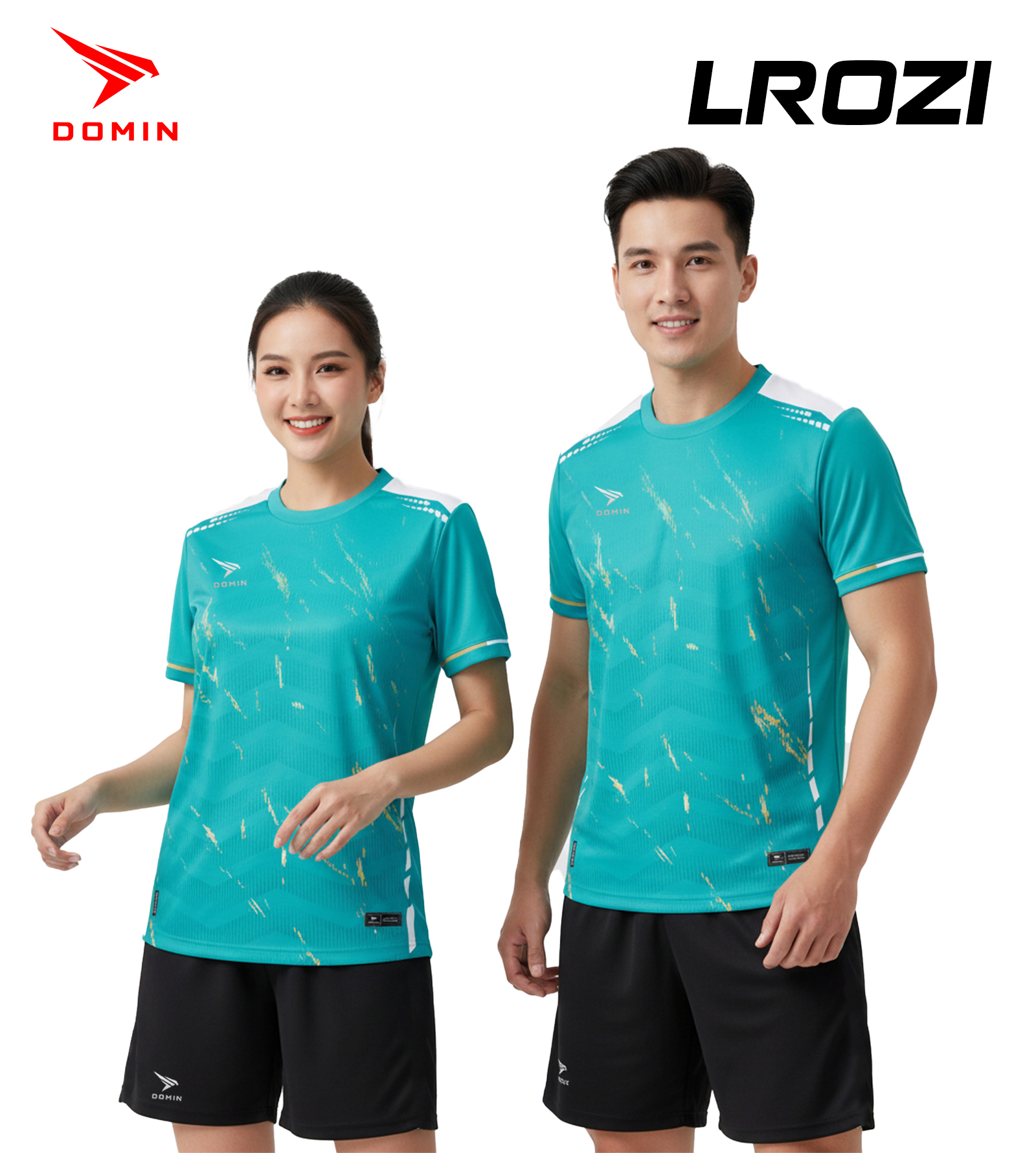 Bộ Quần Áo Bóng Đá DOMIN LROZI – Họa Tiết Độc Đáo, Vải Mè Thoáng Khí