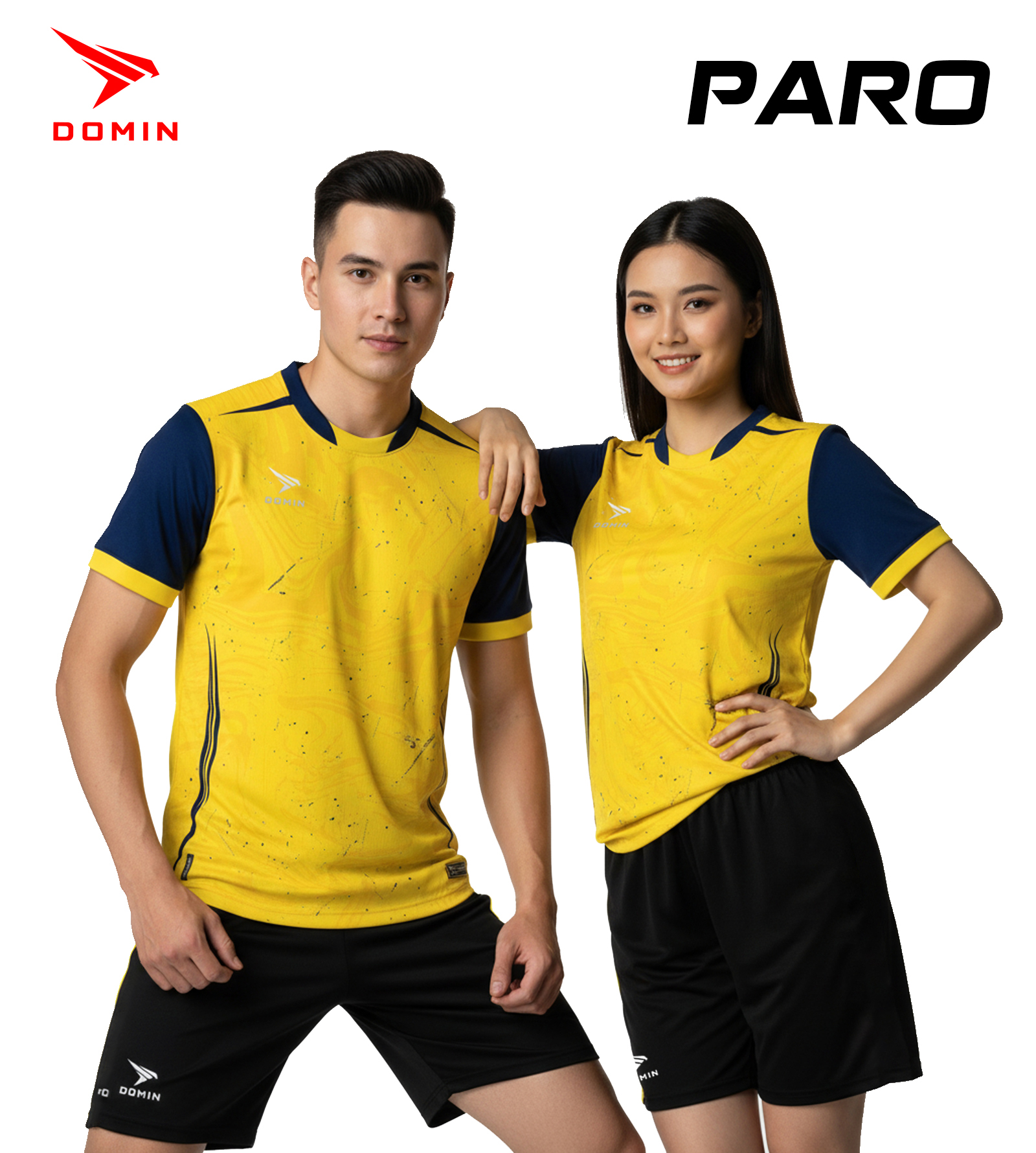 Bộ Quần Áo Bóng Đá DOMIN PARO – Họa Tiết Độc Đáo, Vải Mè Cao Cấp