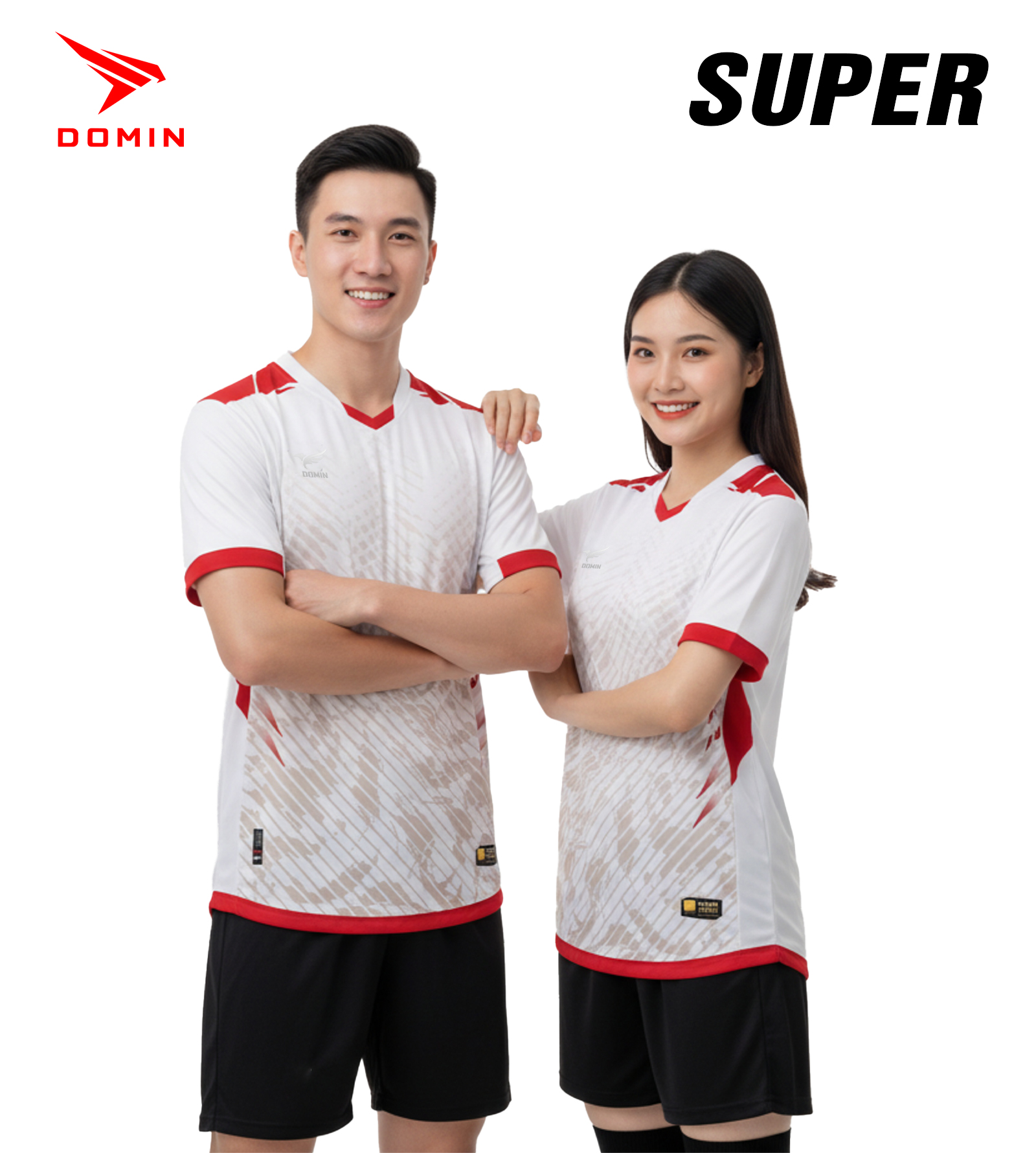 Bộ Quần Áo Bóng Đá Domin SUPER – Vải Mè Kim Cương Cao Cấp, Siêu Thoáng, Thiết Kế Đẳng Cấp 2026
