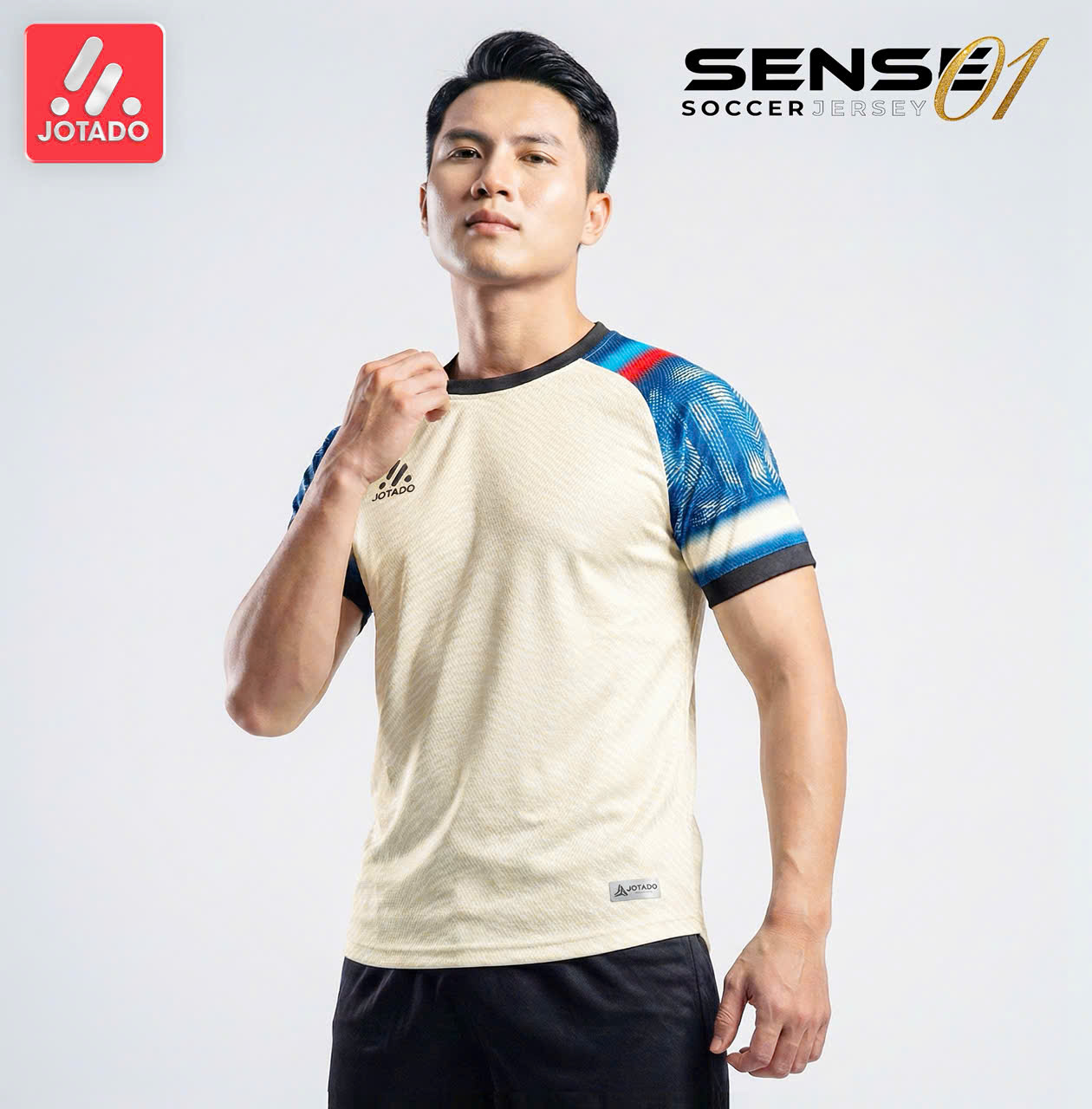 Bộ Quần Áo Bóng Đá Jotado SENSE - 01 – Vải Mè Kim Siêu Thoáng, Thiết Kế Đẳng Cấp, Co Giãn 4 Chiều
