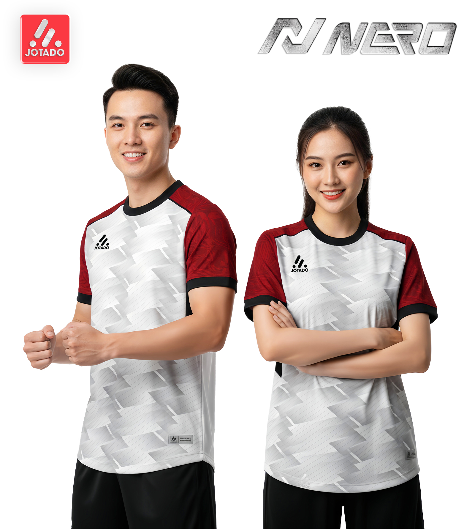 Bộ Quần Áo Bóng Đá JOTADO NERO – Vải Mè Kim Cương Cao Cấp, Thiết Kế Đẳng Cấp, Siêu Thoáng 2026