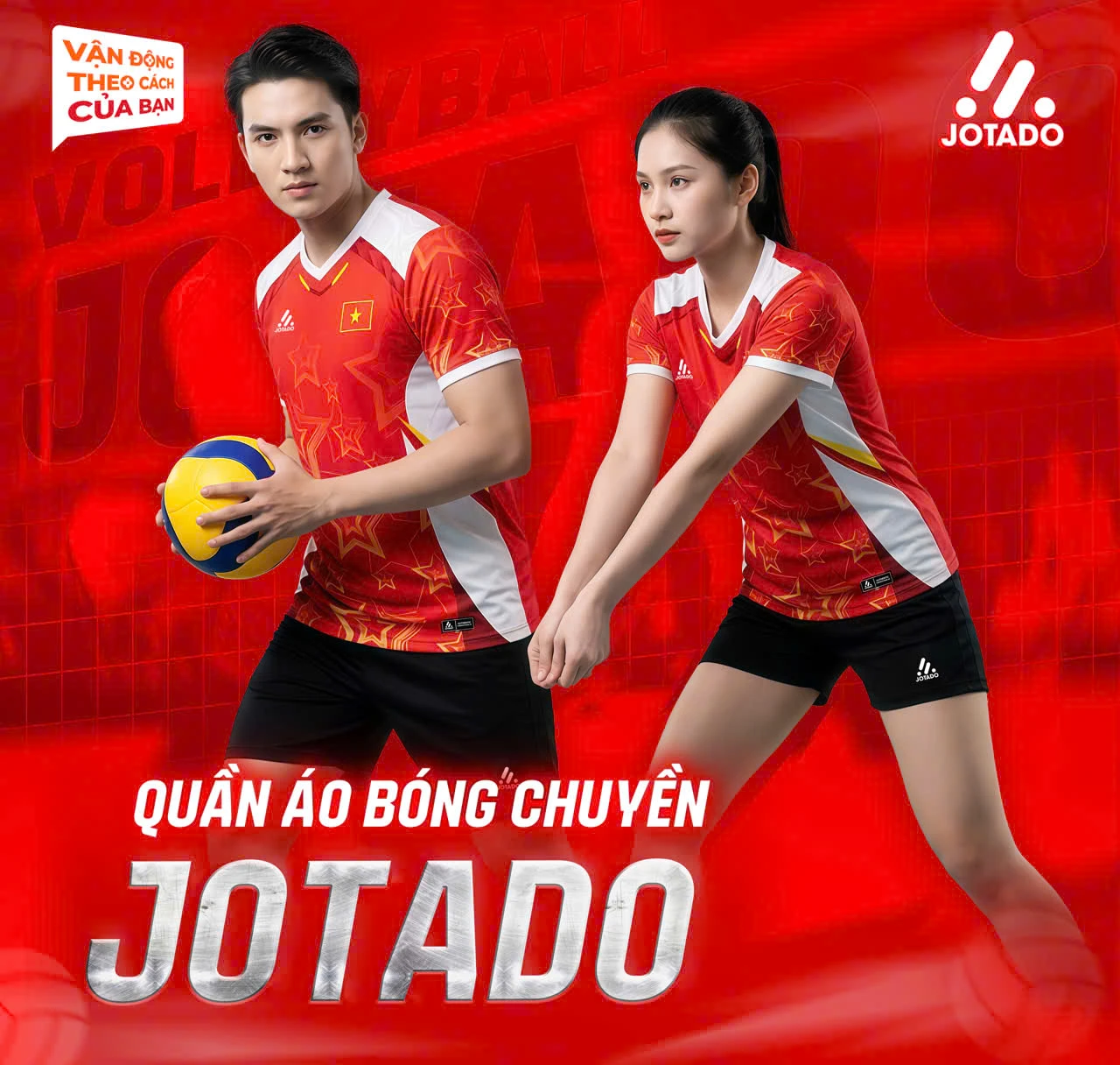Bộ Quần Áo Bóng Chuyền Jotado