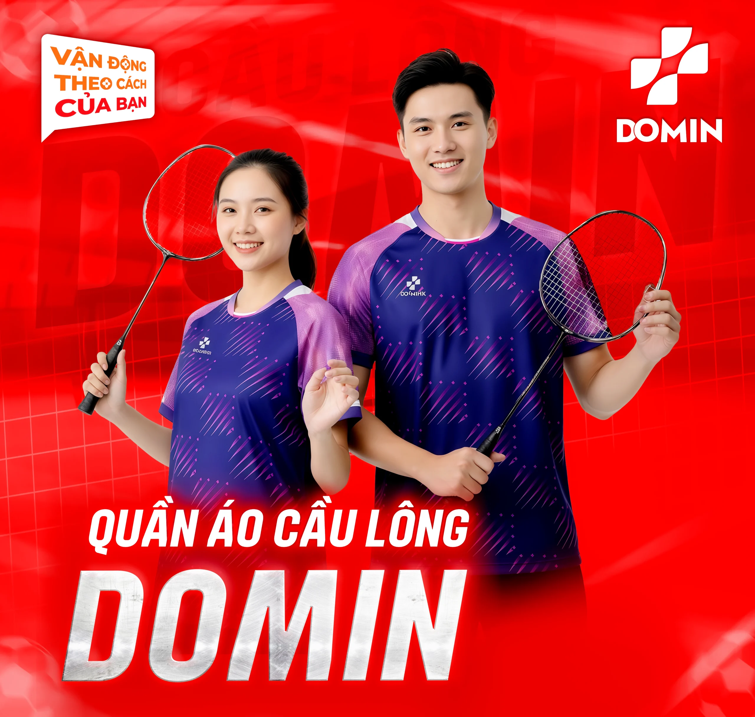 Bộ Quần Áo Cầu Lông Domin