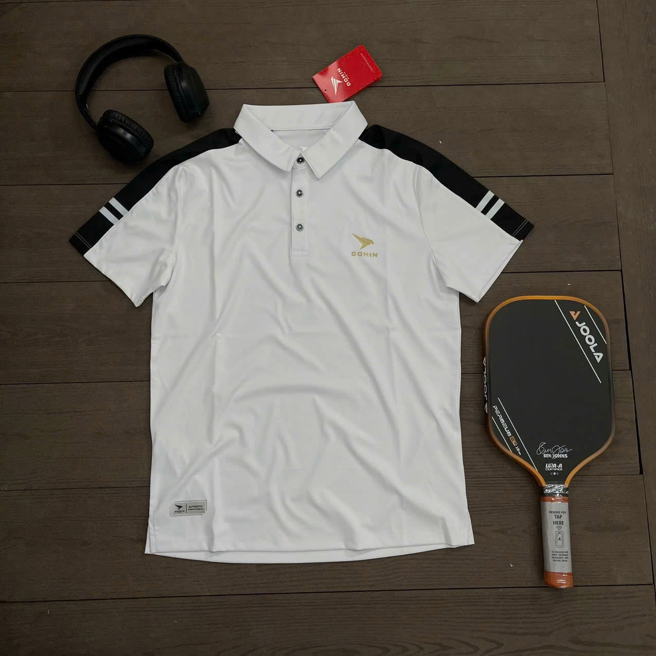 Áo Polo Thể Thao Domin D2– Vải Cá Sấu Poly Cao Cấp, Không Nhăn, Form Dáng Slim-Fit Hiện Đại