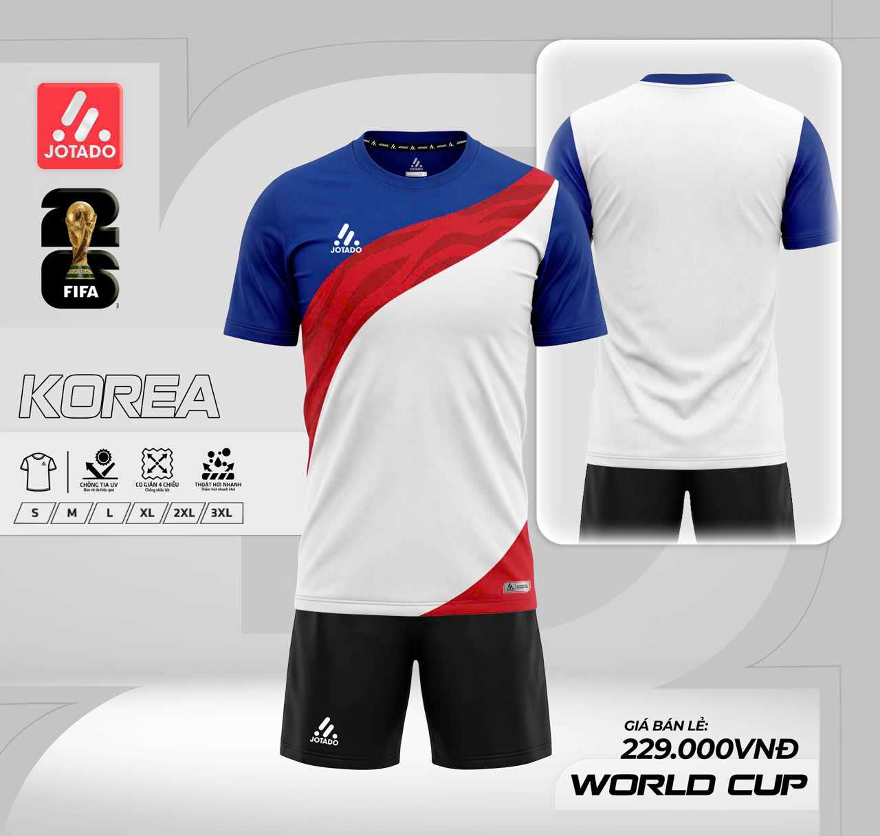 Bộ bóng đá Jotado-BST WC 2026 Korea