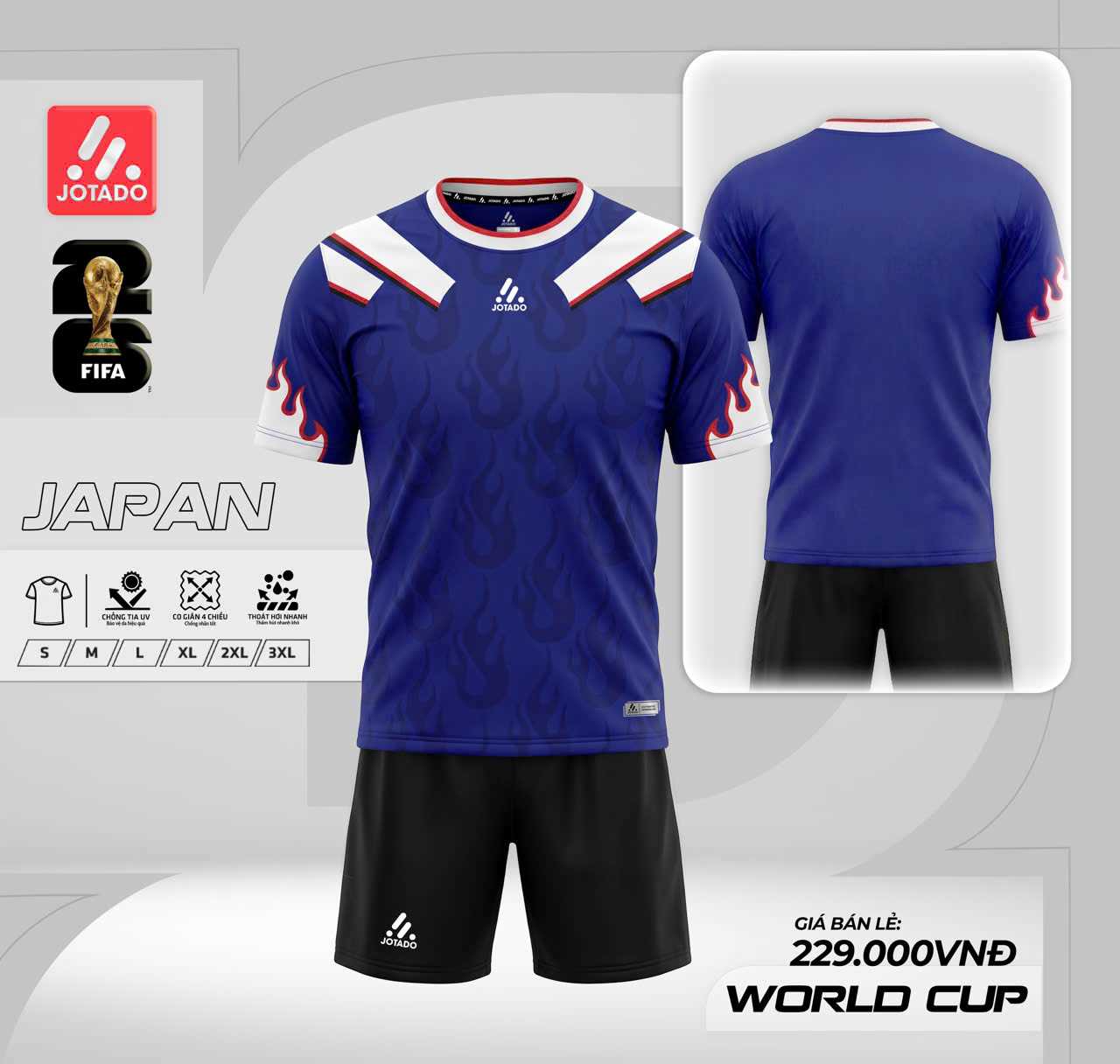 Bộ bóng đá Jotado-BST WC 2026 Japan