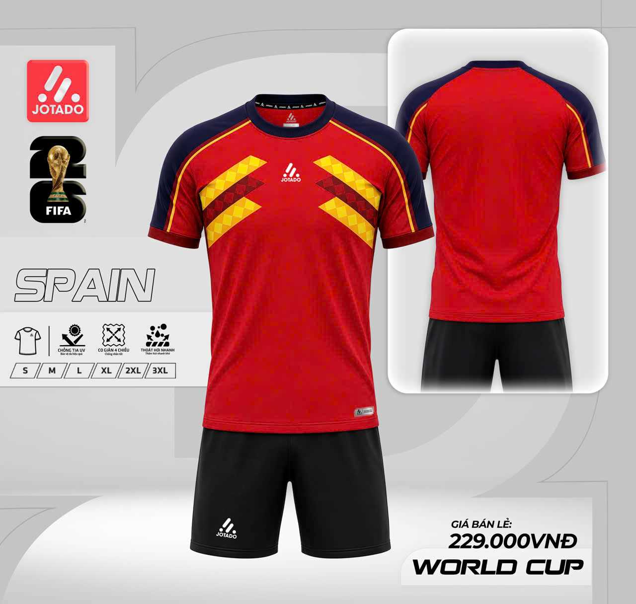 [DOM] Bộ bóng đá Jotado-BST WC 2026 Spain