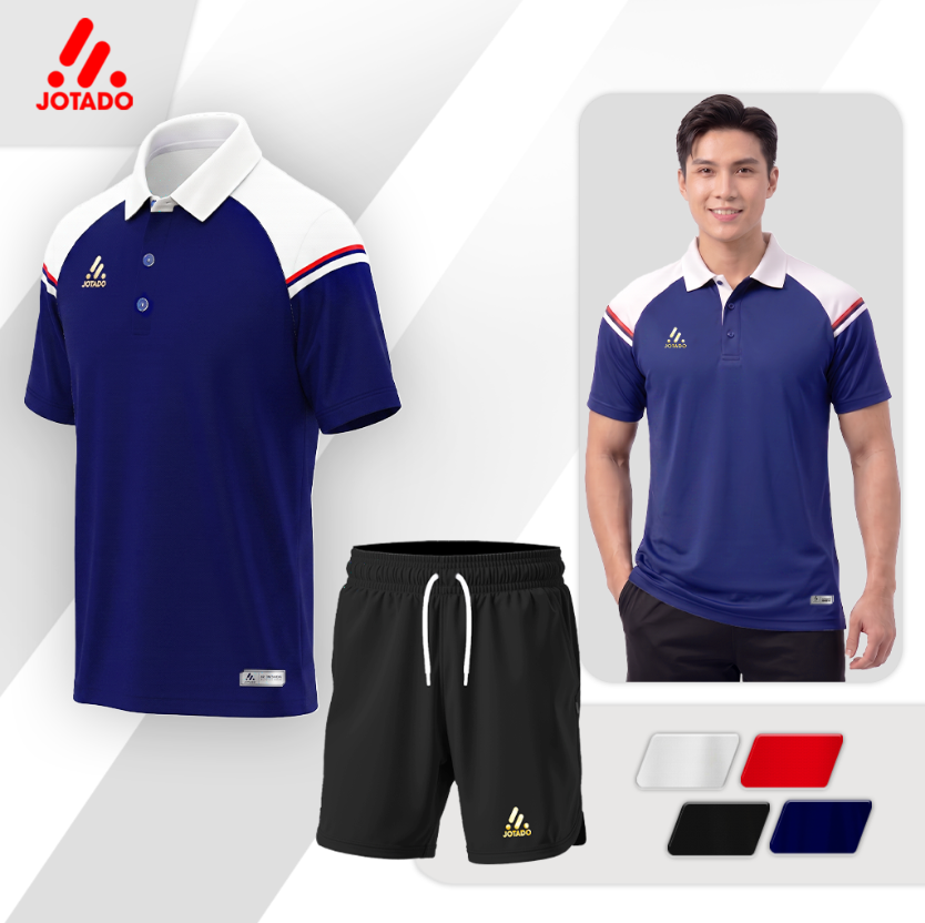[DOM]Áo Polo Thể Thao JOTADO J2 – Chất Liệu Vải Coolmate Cao Cấp, Form Dáng Thể Thao Hiện Đại